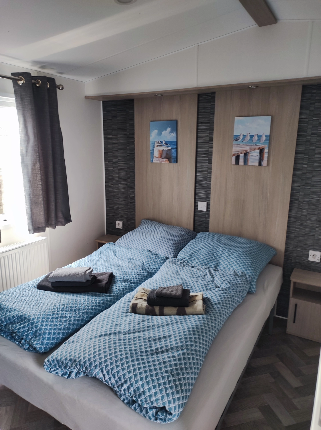 Meer-Verliebt – Chalets in Nordholland - Seemöwe, Schlafzimmer